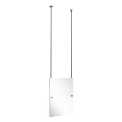 Frameless Rectangle Ceiling Hung Mirror