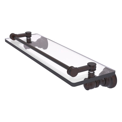 Carolina Collection Glass Shelf with Gallery Rail