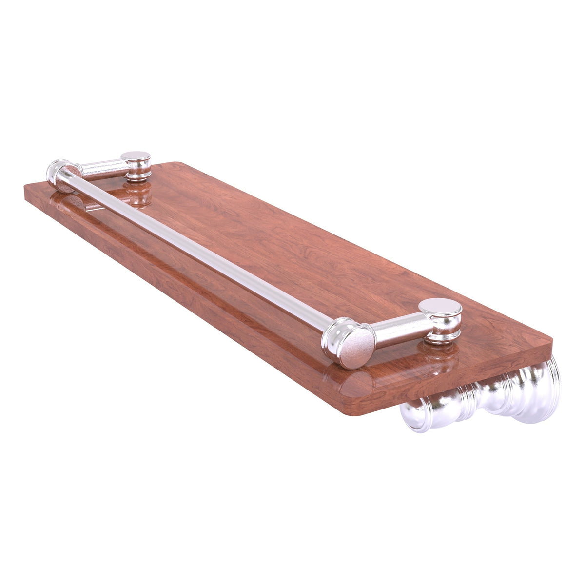 Carolina Collection Wood Shelf with Gallery Rail