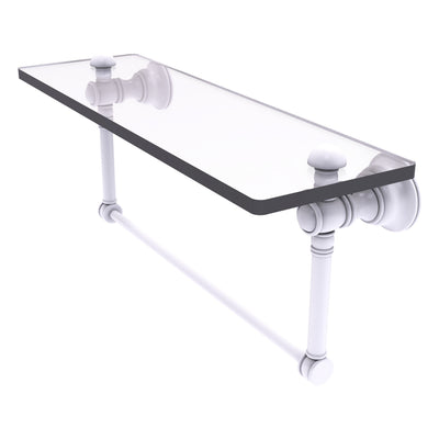 Carolina Collection Glass Shelf with Integrated Towel Bar