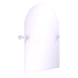 Carolina Collection Frameless Arched Top Tilt Mirror with Beveled Edge