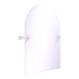 Carolina Collection Frameless Arched Top Tilt Mirror with Beveled Edge