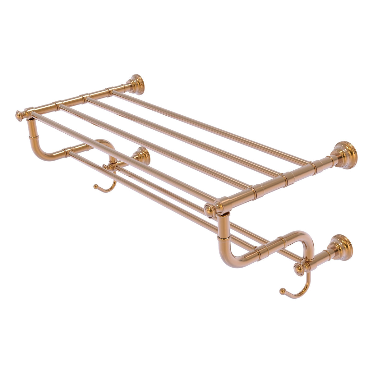 Carolina Collection Towel Shelf with Double Towel Bar