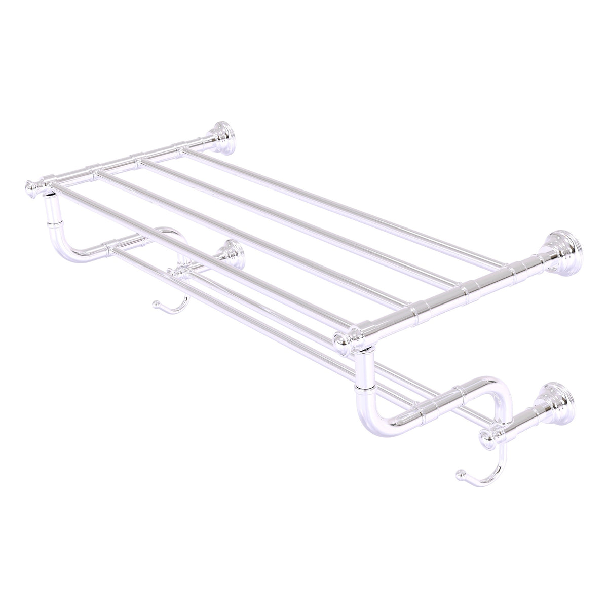 Carolina Collection Towel Shelf with Double Towel Bar