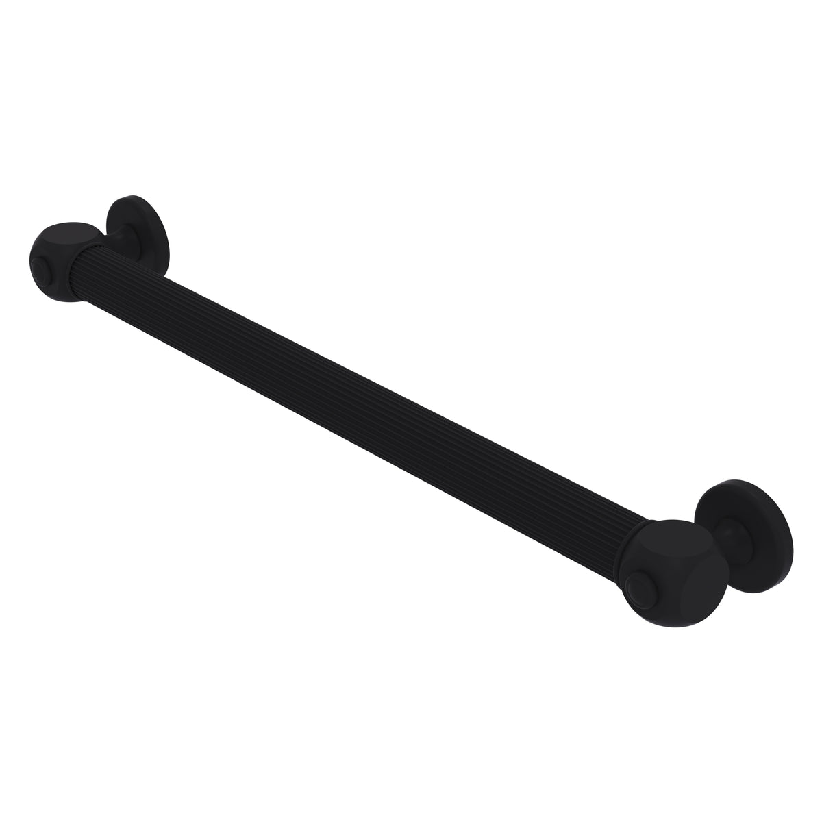Cube Design Reeded Grab Bar - 18 inch