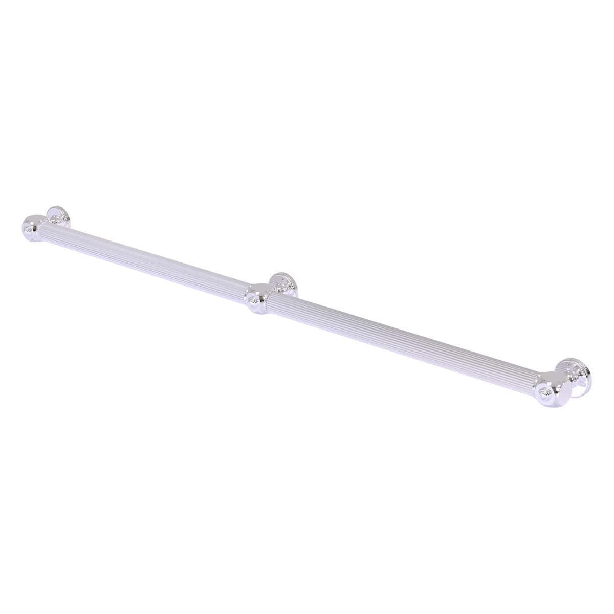 Cube Design Reeded 3 Post Grab Bar - 48 inch