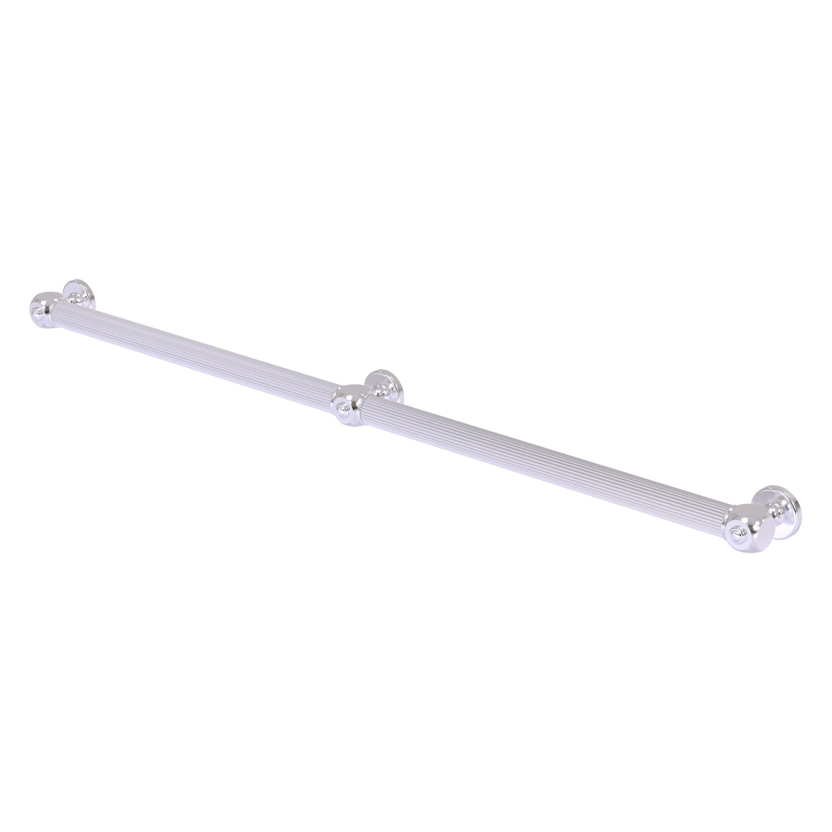 Cube Design Reeded 3 Post Grab Bar - 48 inch