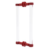 Clearview Collection Back to Back Shower Door Pull with Dotted Accents