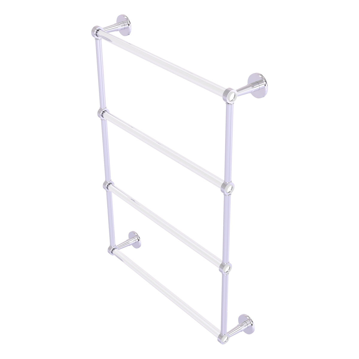 Clearview Collection 4 Tier Ladder Towel Bar with Smooth Accents