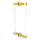 Clearview Collection Back to Back Shower Door Pull with Smooth Accents