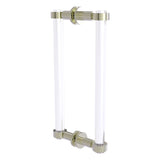 Clearview Collection Back to Back Shower Door Pull with Smooth Accents