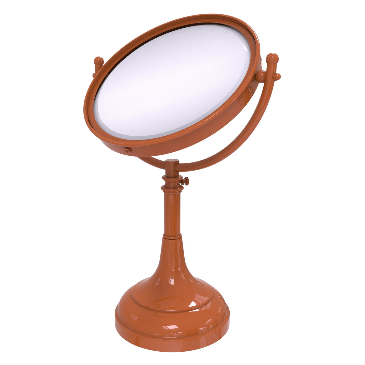 Height Adjustable 8 Inch Vanity Top Make-Up Mirror