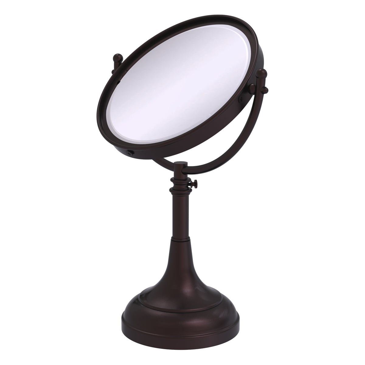 Height Adjustable 8 Inch Vanity Top Make-Up Mirror