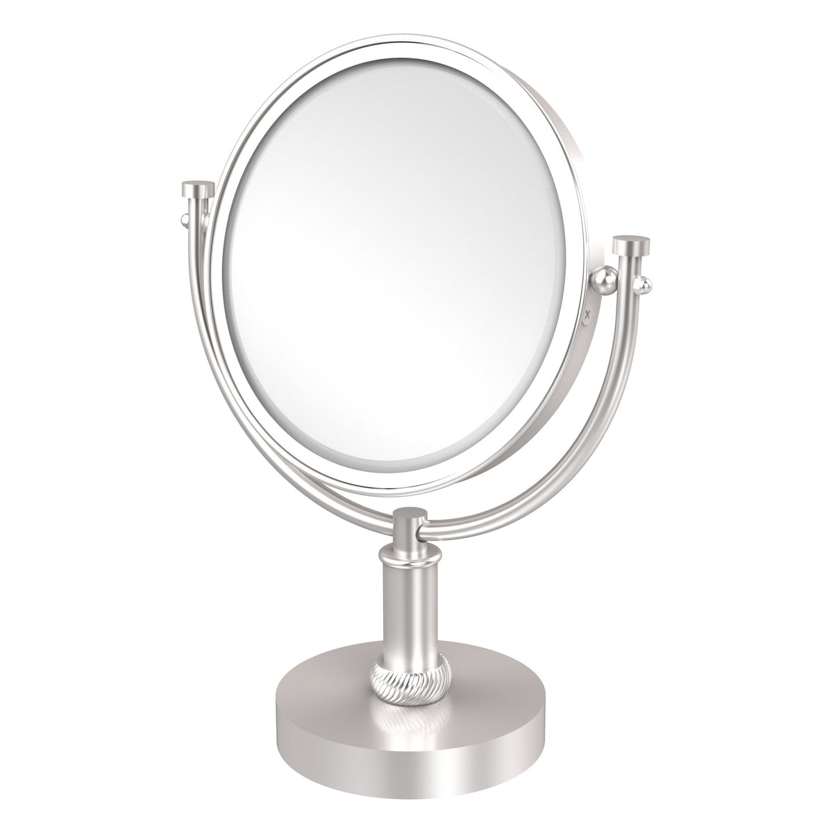 8 Inch Vanity Top Make-Up Mirror with Twisted Accents