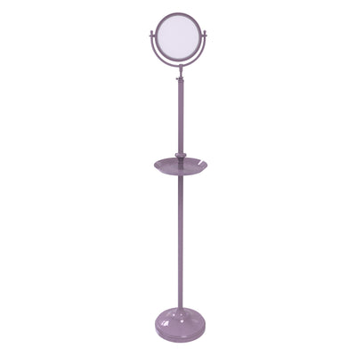 Freestanding Make-Up Mirror 8 Inch Diameter with Shaving Tray