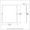 Frameless Rectangular Tilt Mirror with Beveled Edge