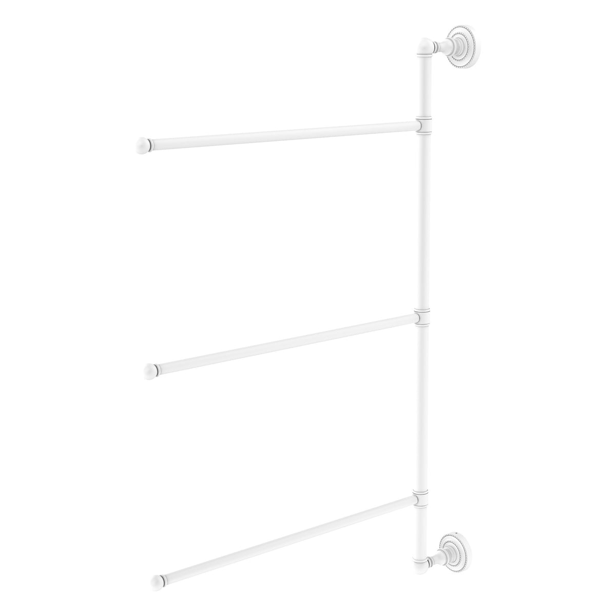 3 Swing Arm Vertical 28 Inch Towel Bar