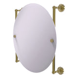 Dottingham Collection Round Frameless Rail Mounted Mirror