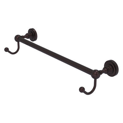 Dottingham Collection Towel Bar with Integrated Hooks