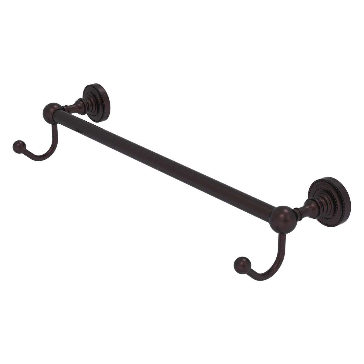 Dottingham Collection Towel Bar with Integrated Hooks