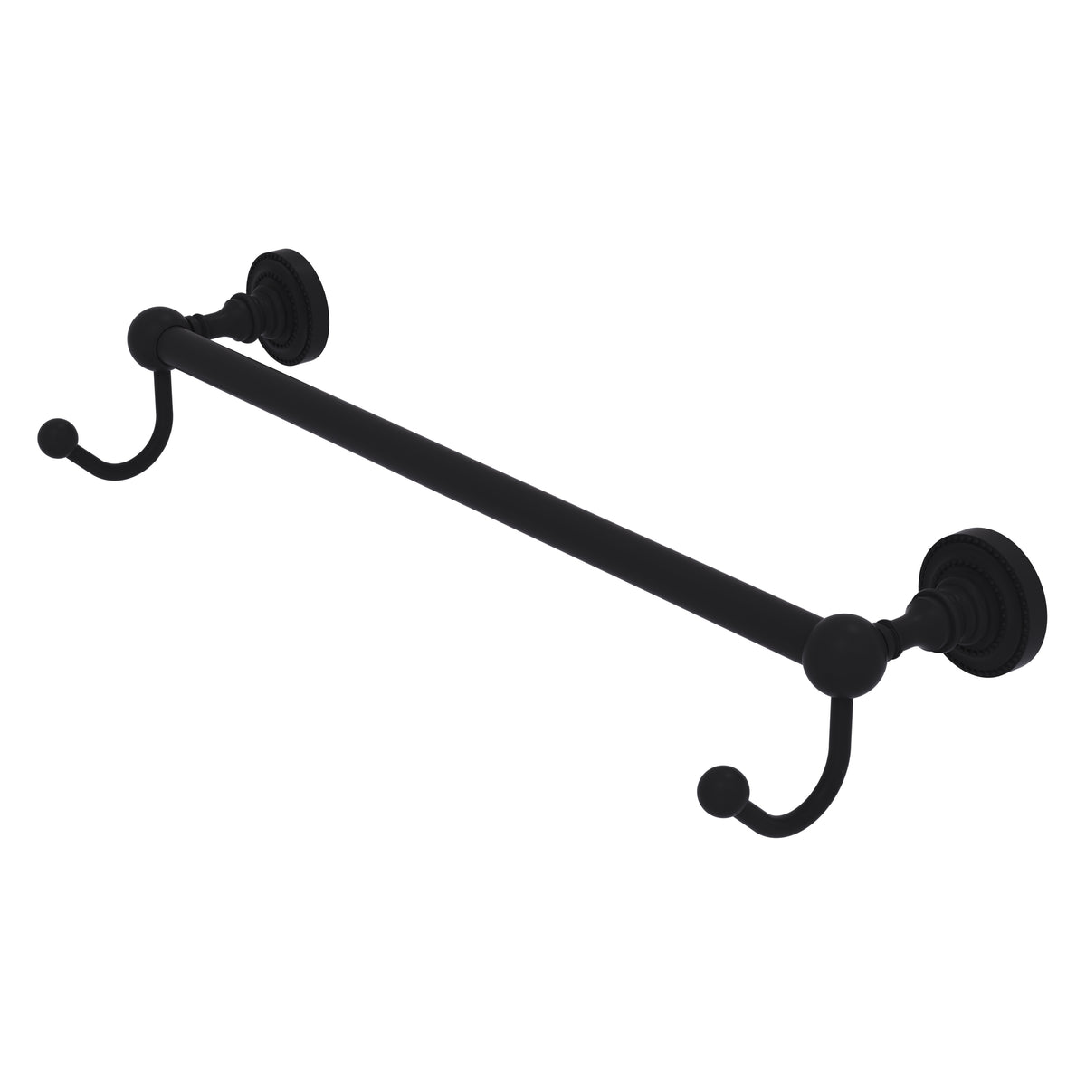 Dottingham Collection Towel Bar with Integrated Hooks