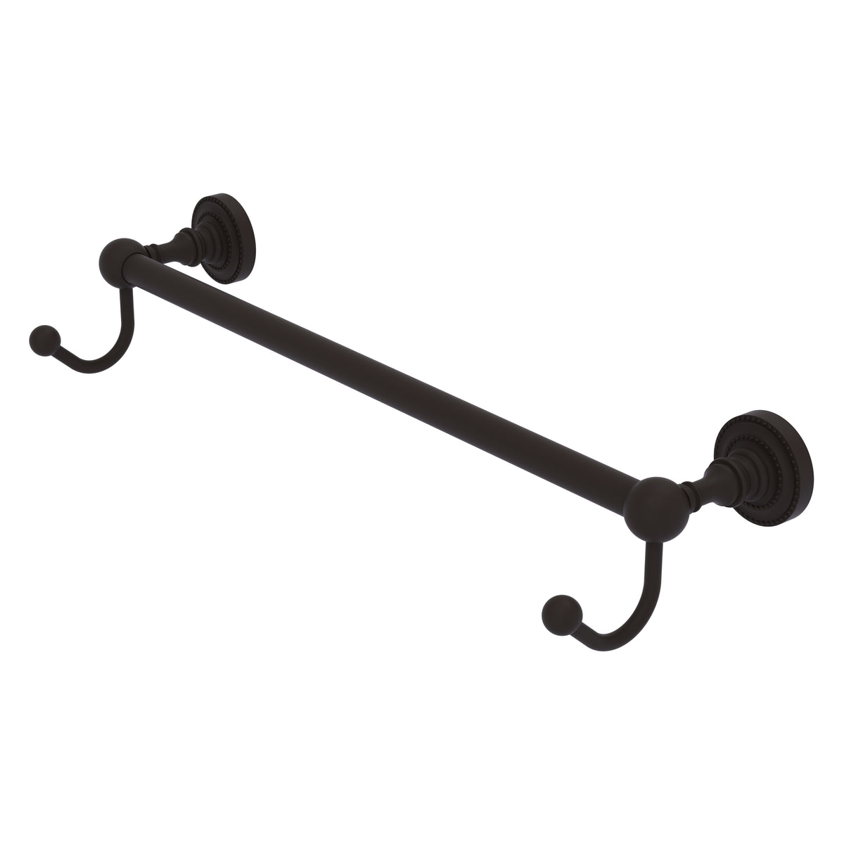 Dottingham Collection Towel Bar with Integrated Hooks