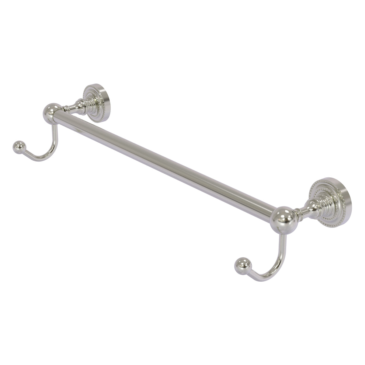 Dottingham Collection Towel Bar with Integrated Hooks