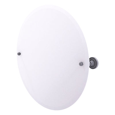 Frameless Round Tilt Mirror with Beveled Edge