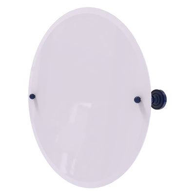Frameless Round Tilt Mirror with Beveled Edge