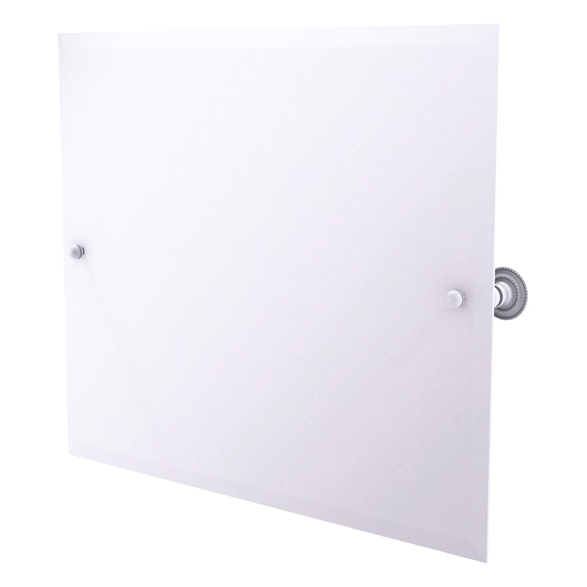Frameless Landscape Rectangular Tilt Mirror with Beveled Edge