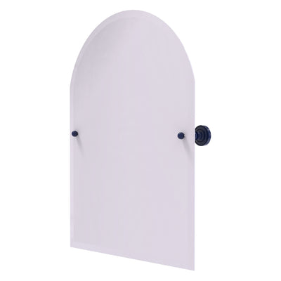 Frameless Arched Top Tilt Mirror with Beveled Edge