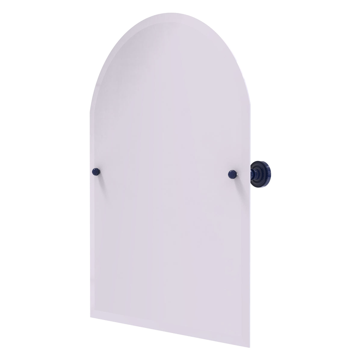 Frameless Arched Top Tilt Mirror with Beveled Edge