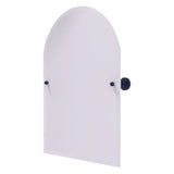 Frameless Arched Top Tilt Mirror with Beveled Edge