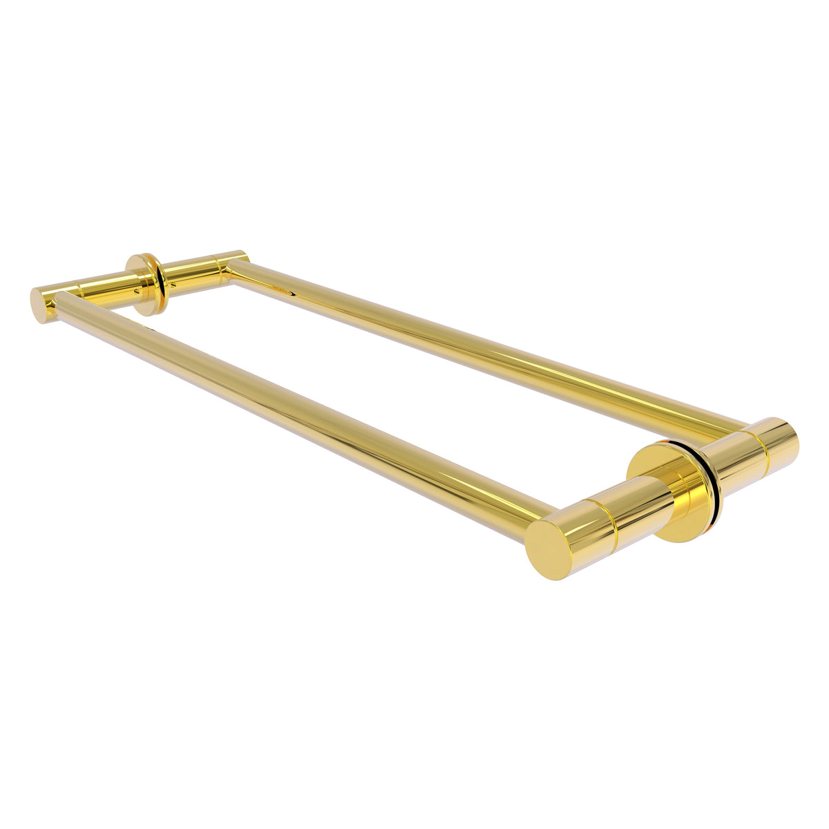 Fresno Pair Of Towel Bars For Back to Back On Glass Panel - 30 Inch