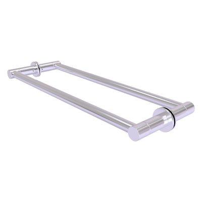 Fresno Pair Of Towel Bars For Back to Back On Glass Panel - 30 Inch