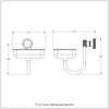 Foxtrot Collection Wall Mounted Soap Dish