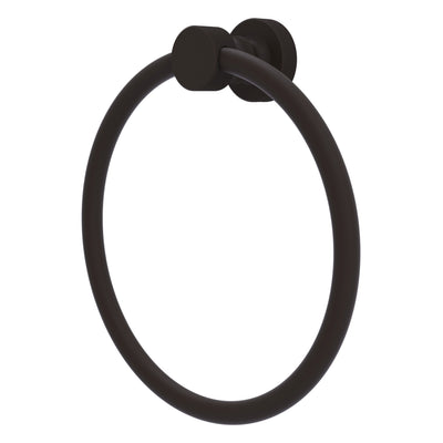 Foxtrot Collection 6 Inch Round Towel Ring - Solid Brass Wall Mount