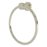 Foxtrot Collection 6 Inch Round Towel Ring - Solid Brass Wall Mount