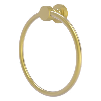 Foxtrot Collection 6 Inch Round Towel Ring - Solid Brass Wall Mount