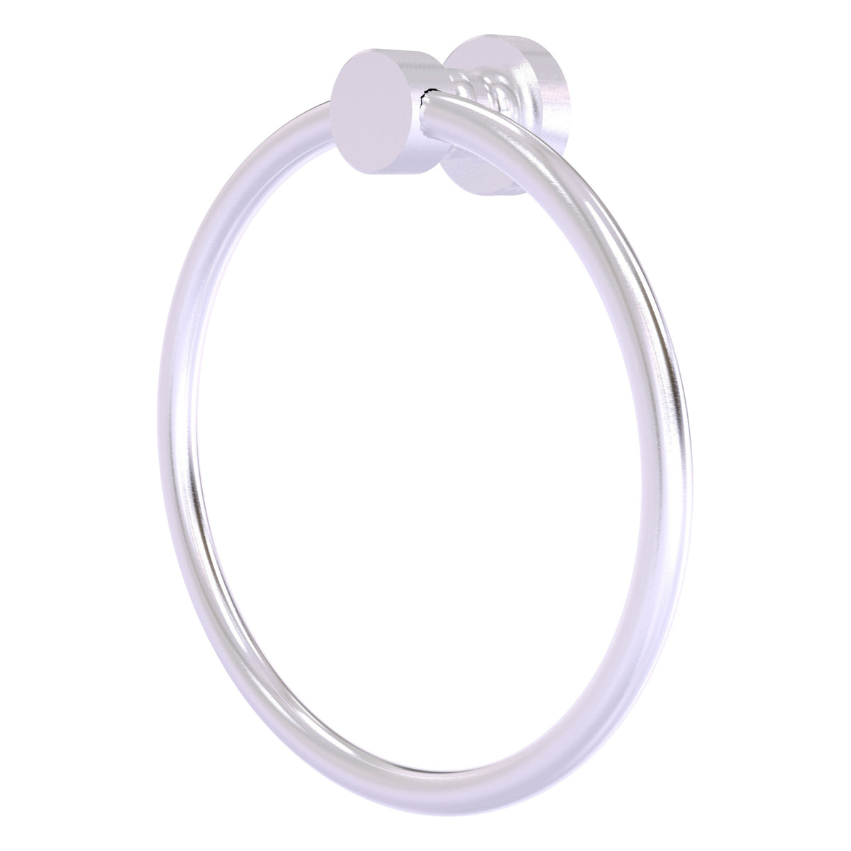 Foxtrot Collection 6 Inch Round Towel Ring - Solid Brass Wall Mount