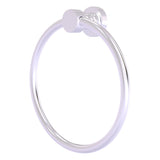 Foxtrot Collection 6 Inch Round Towel Ring - Solid Brass Wall Mount