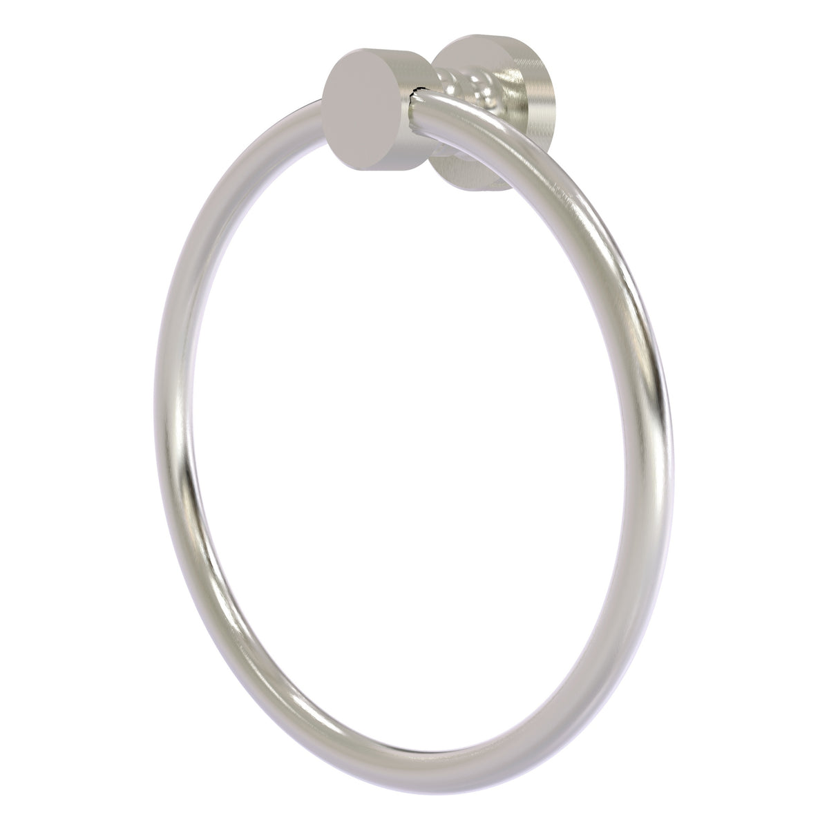 Foxtrot Collection 6 Inch Round Towel Ring - Solid Brass Wall Mount