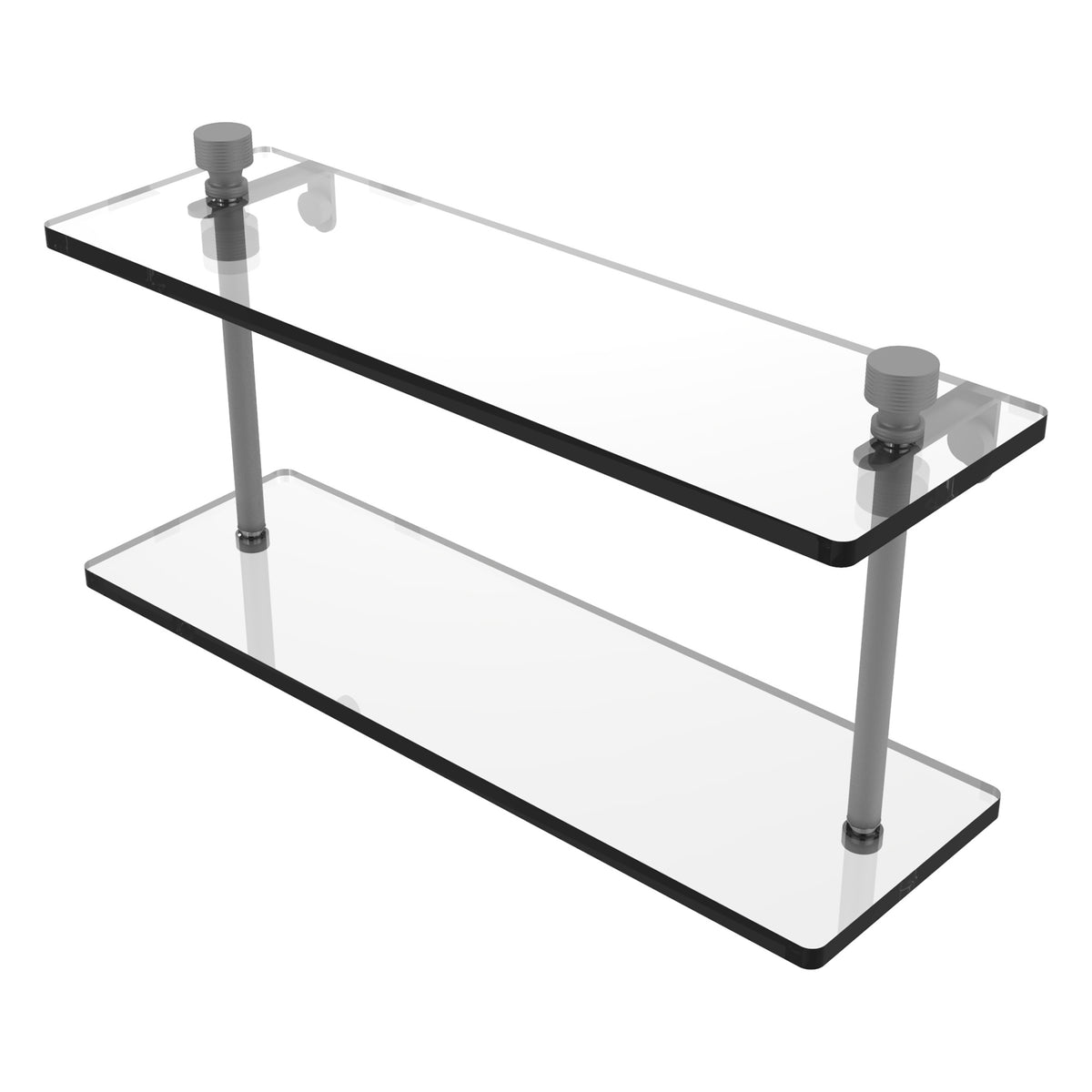 Foxtrot Collection Two Tiered Glass Shelf