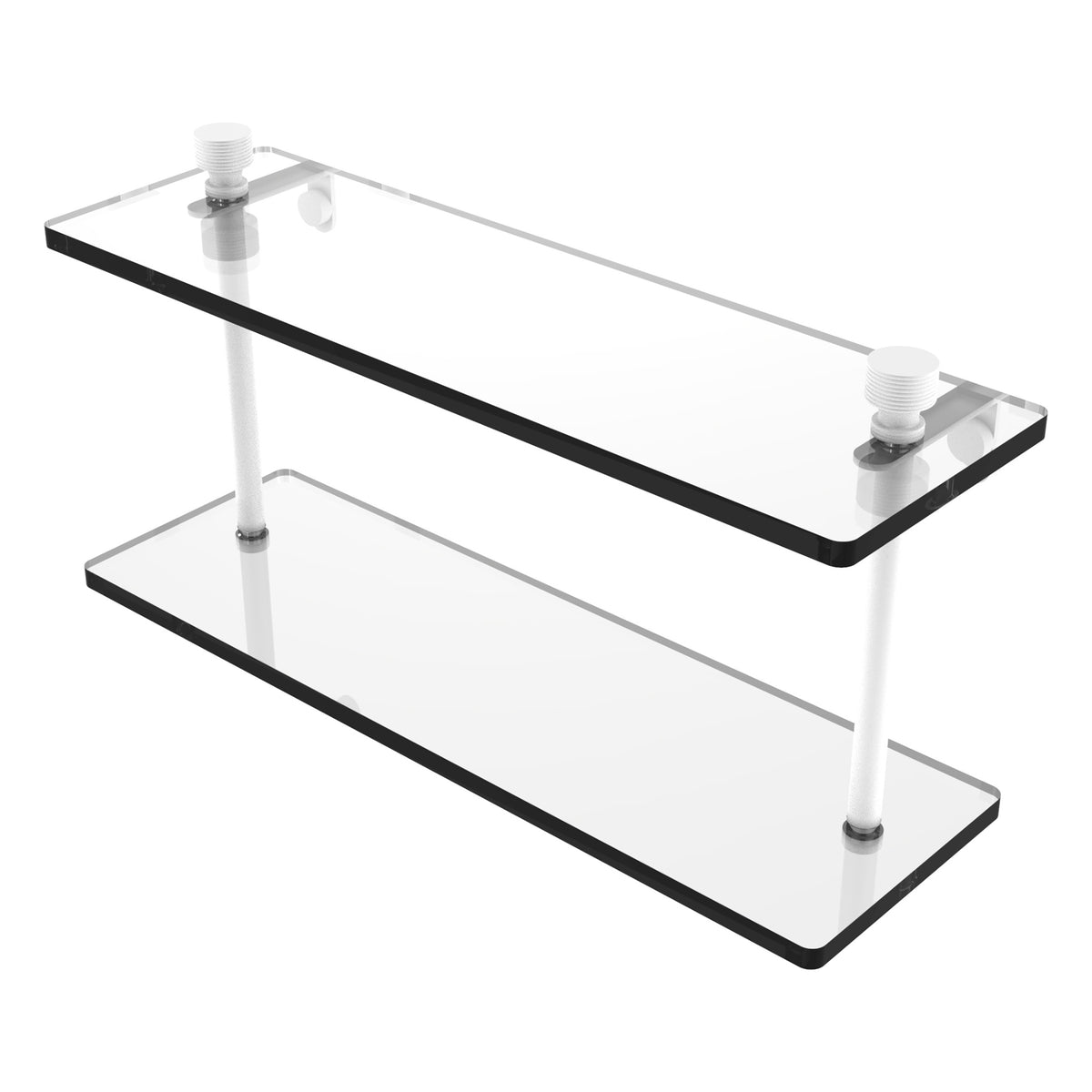 Foxtrot Collection Two Tiered Glass Shelf