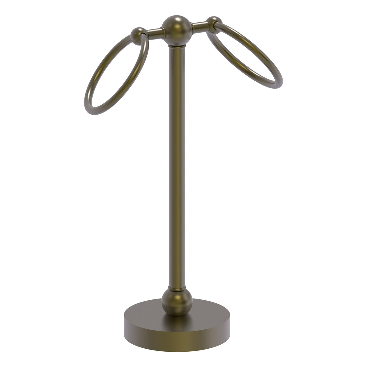 Vanity Top 2 Ring Guest Towel Valet