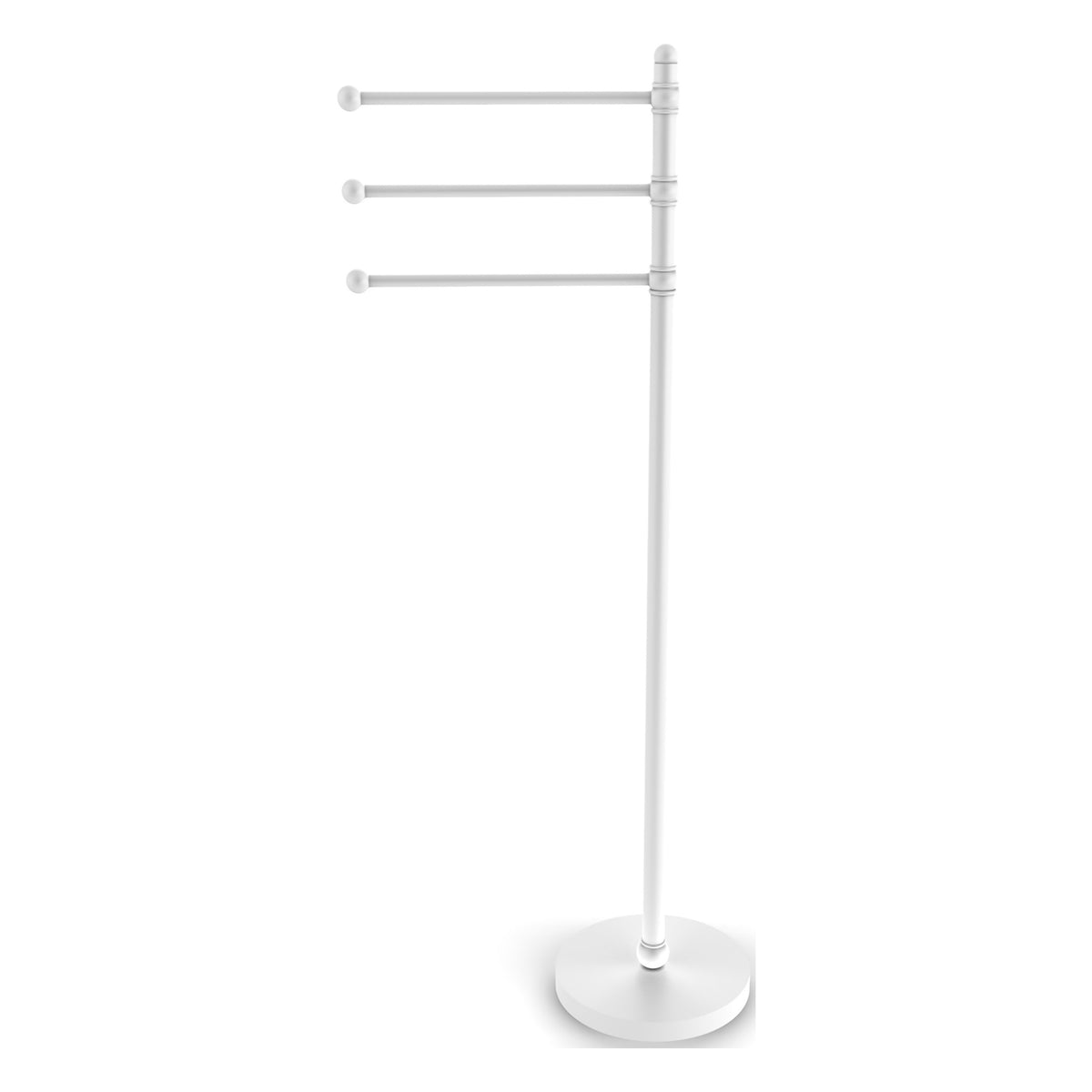 49 Inch Towel Stand with 3 Pivoting Arms