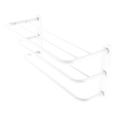 Three Tier Hotel Style Towel Shelf with Drying Rack