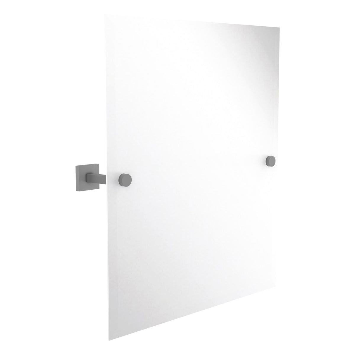 Montero Collection Contemporary Frameless Rectangular Tilt Mirror with Beveled Edge