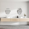 Pipeline Collection Frameless Oval Wall Mounted Tilt Mirror