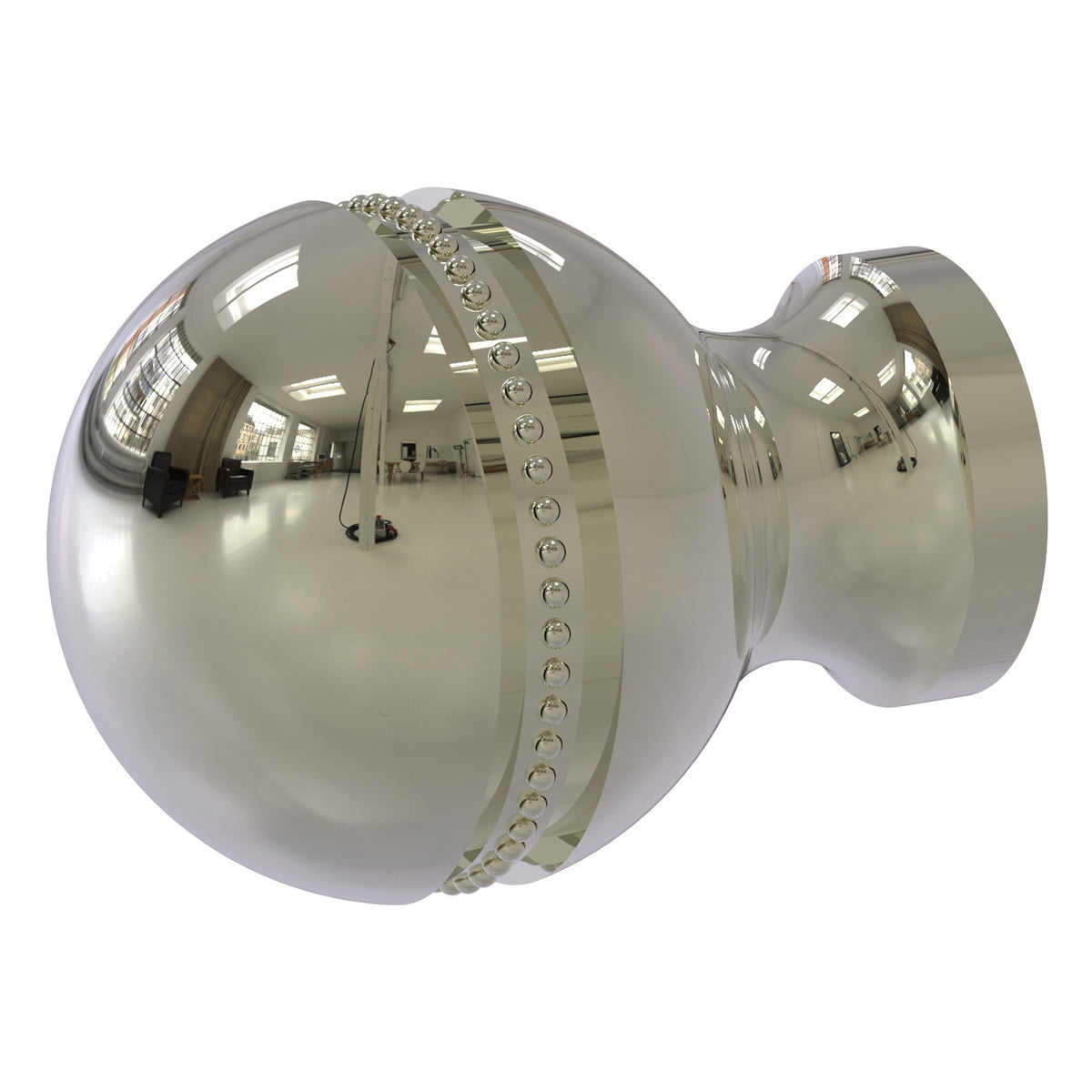 1 Inch Beaded Cabinet Knob